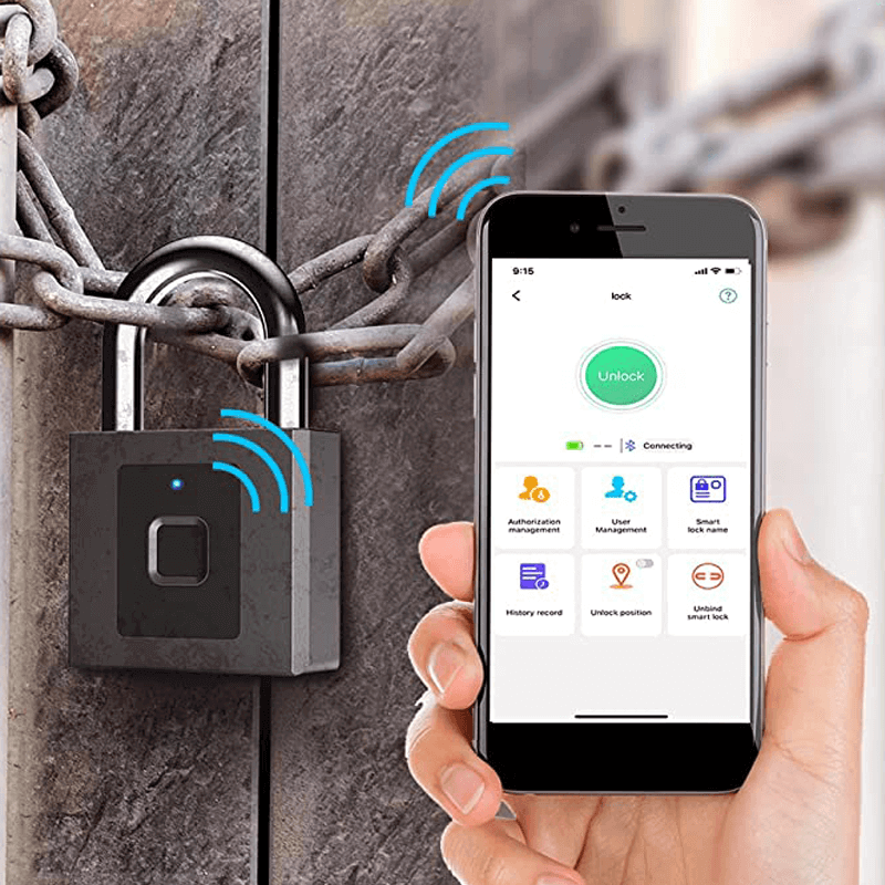 Ổ Khoá Vân Tay Bluetooth Lớn KL20 (P9)