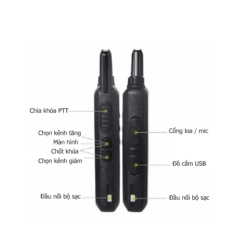 Máy bộ đàm nhỏ chất lượng cao WLN-BD01