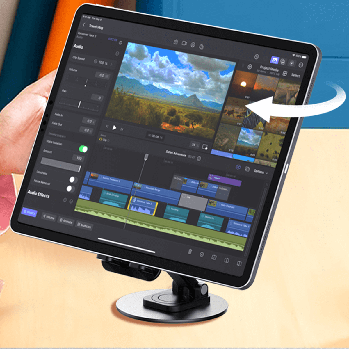 Giá Đỡ Điện Thoại Omiz Xoay 360 Độ Đa Năng