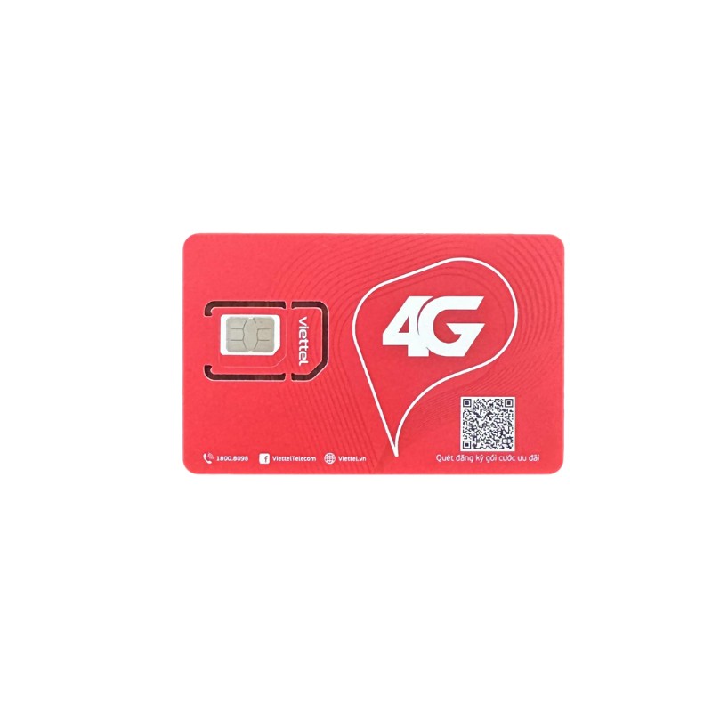 Sim 4G Vietel 4Gb/tháng, 12 tháng