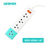 PMS-VN1-04KS (3M) - High-quality safe power socket with 3 meter cable.